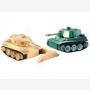 2er-Set funkgesteuerte Mini-Panzer mit Infrarot-Schuss!