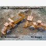 Endlich: 6 Kanal RC Bagger ferngesteuert!