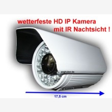 Wetterfeste 2 Megapixel HD 1280x720 Pixel Trimode IP Farb Kamera mit Nachtsicht!