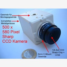 500x582 Pixel Sharp CCD Farb Kamera Digital Signal Processor (DSP)
