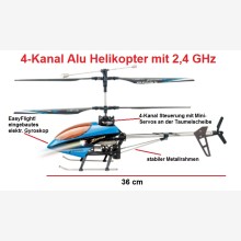 4-Kanal Alu Lama Helikopter 2,4 GHz!