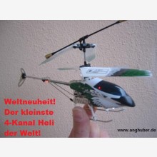 Weltneuheit: Mikro 4-Kanal Falcon Helikopter mit Gyro!