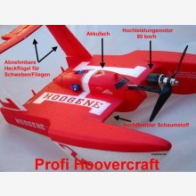 Adrenalin 2in1: Hi Skyper RC Hoovercraft+Flugzeug 80kmh!