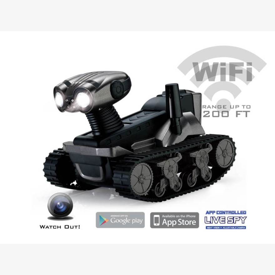 Wifi Rovospy II Kettenfahrzeug mit Live-Video! Wifi Rovospy II Kettenfahrzeug mit Live-Video!