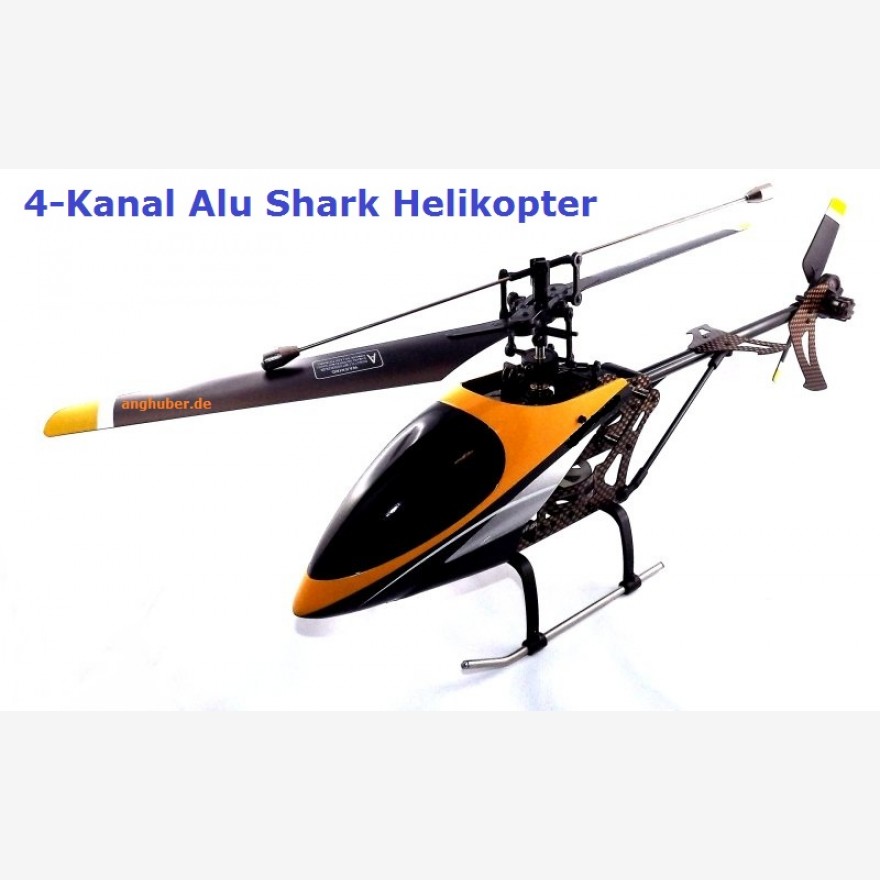4-Kanal Alu Shark Helikopter 2,4 GHz Single Rotor! 4-Kanal Alu Shark Helikopter 2,4 GHz Single Rotor!