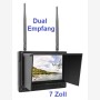 7 Zoll HD Flight FPV Monitor 32 Kanal Bildschirm mit Recordfunktion und Akku integriert!