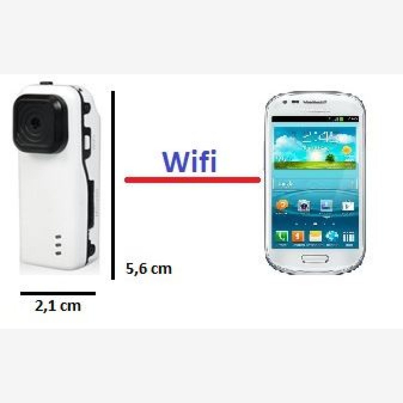 Mini HD Wifi Kamera für Smartphone & Tablet - sehr kleine Appcam schnurlos! Mini HD Wifi Kamera für Smartphone & Tablet - sehr kleine Appcam schnurlos!
