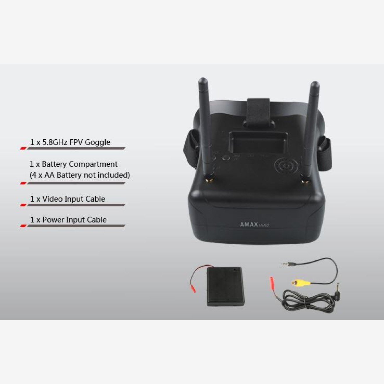 FPV Brille 5,8 GHz Dual Diversity FPV Brille 5,8 GHz Dual Diversity